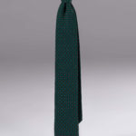 Cravata matase cu model verde