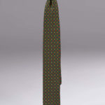 Cravata matase cu model verde